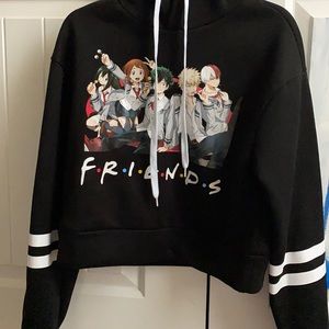 BNHA/MHA cropped hoodie